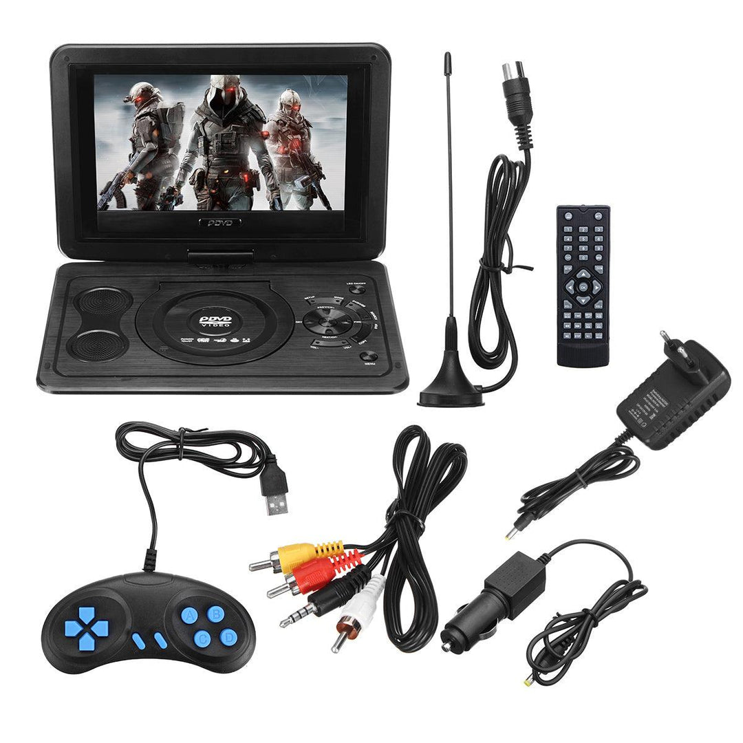 Portable 13.9inch 3D Car TV HD DVD Player 270° Rotate USB 300 Games with Remote - MRSLM