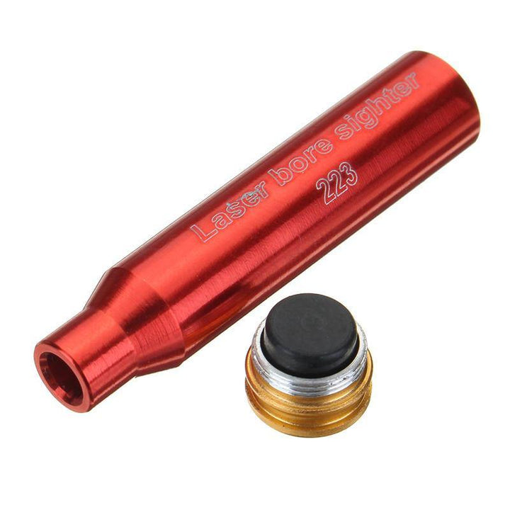 Red CAL 223 REM Gauge 5.56mm Laser Boresighter Red Dot Sight Brass Cartridge Bore Sighter Caliber - MRSLM