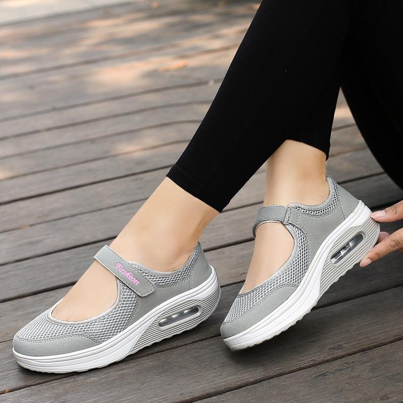 Women's thick-soled mesh walking shoes - MRSLM