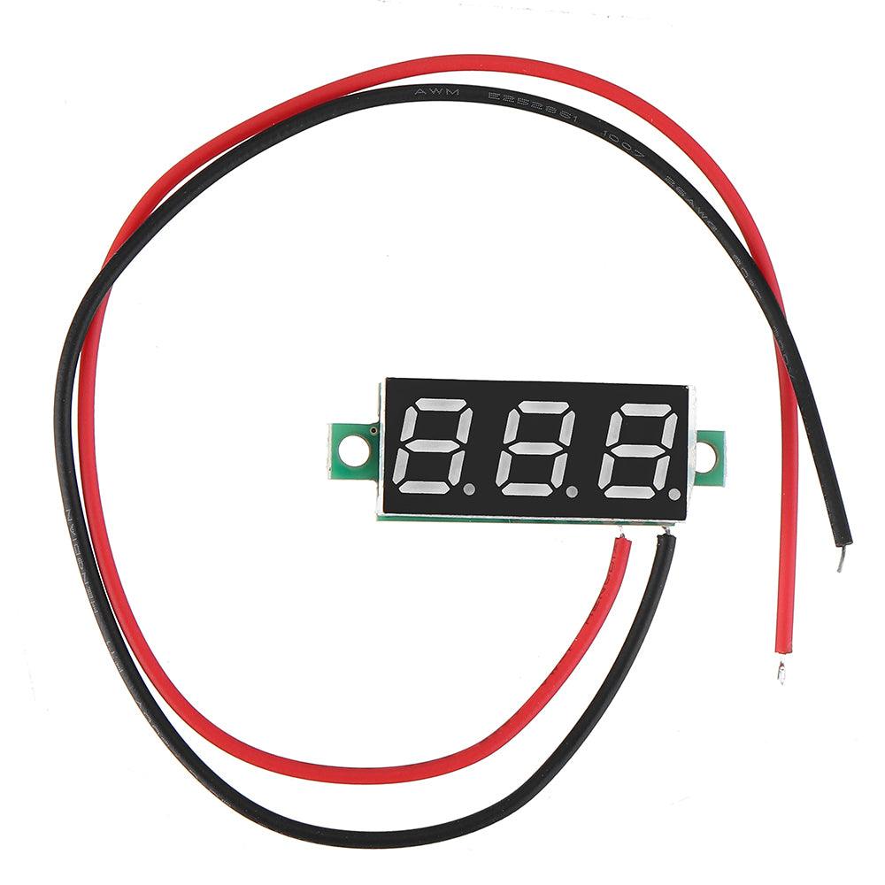 10Pcs Geekcreit® Red Led 0.28 Inch 2.5V-30V Mini Digital Volt Meter Voltage Tester Voltmeter - MRSLM