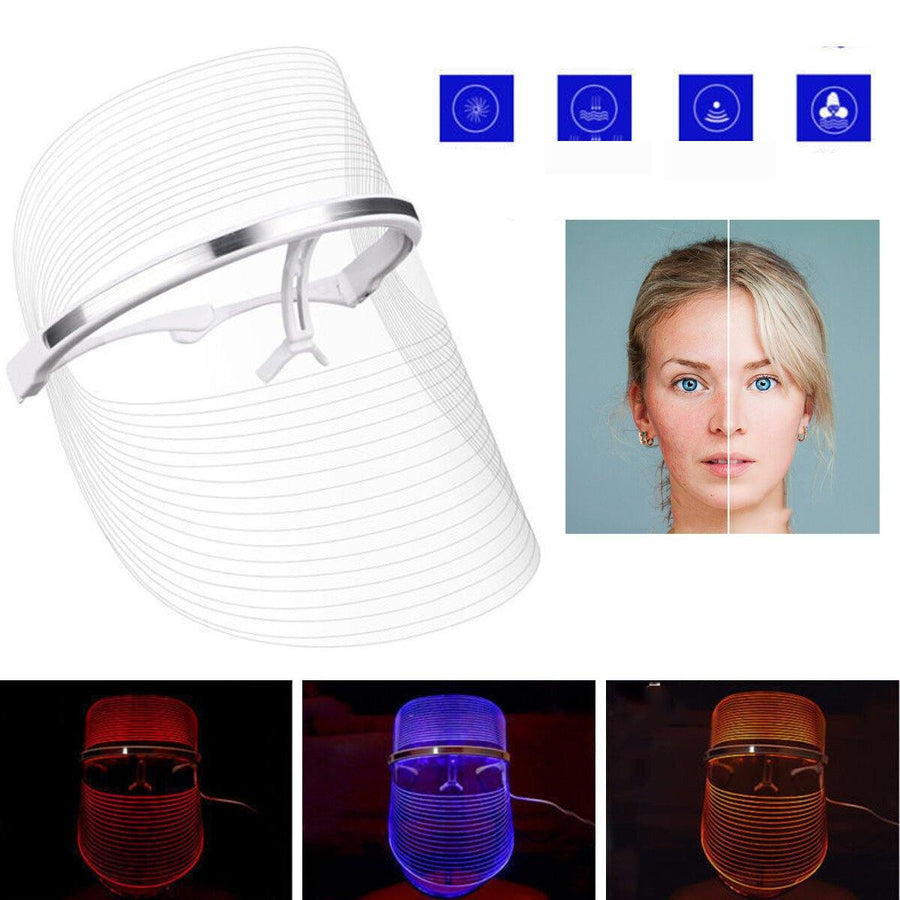 USB Three-color Photon Activated the Collagen LED Mask Machine - MRSLM