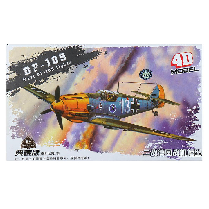 4D Model Plastic Aircraft Assemble Plane Toy 1/48 Supermarine Spitfire Fighter 18*22CM - MRSLM