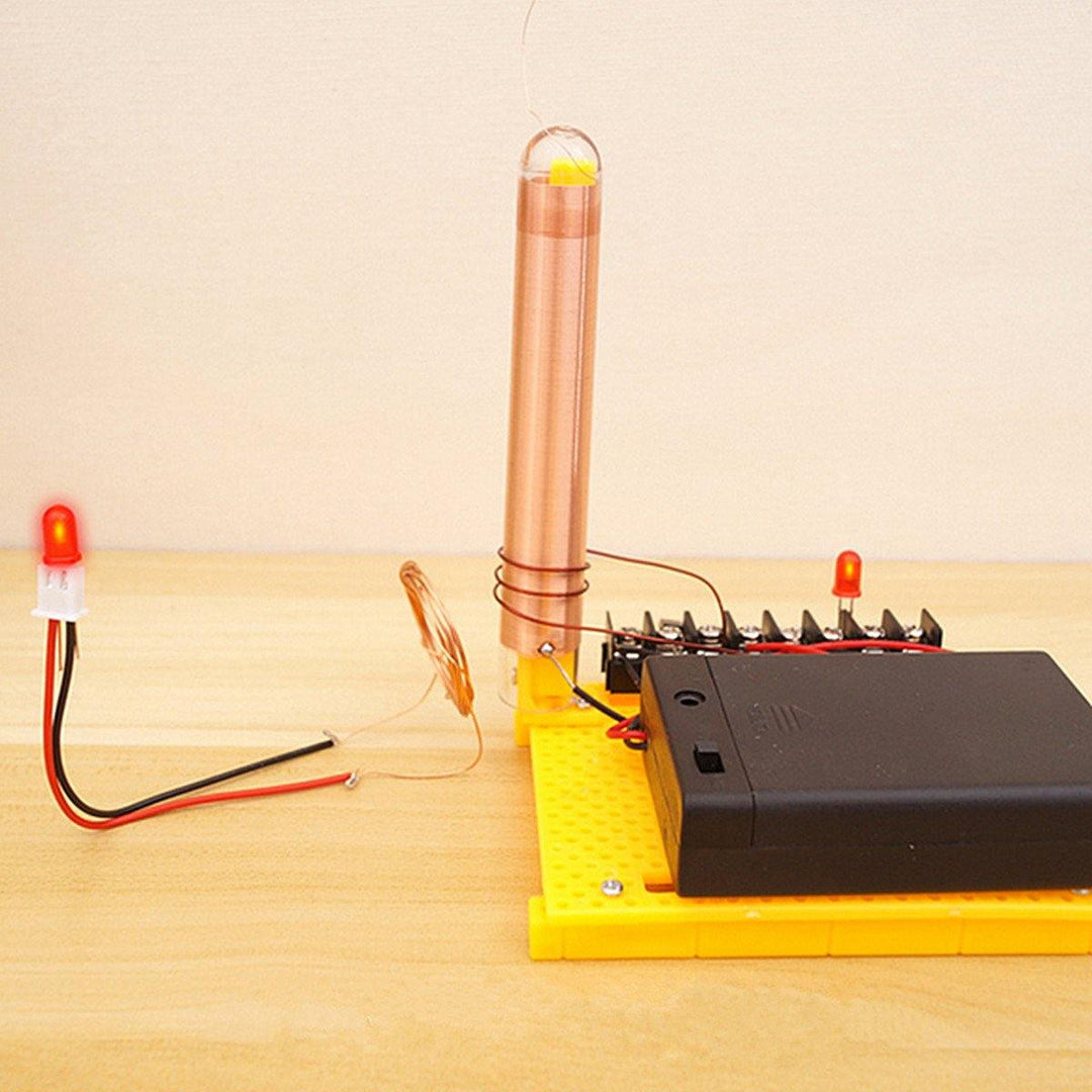 Mini Bobina Tesla Tubo DIY Kits Scientifico Fisico Giocattolo Sperimentale Tesla Coil Module - MRSLM