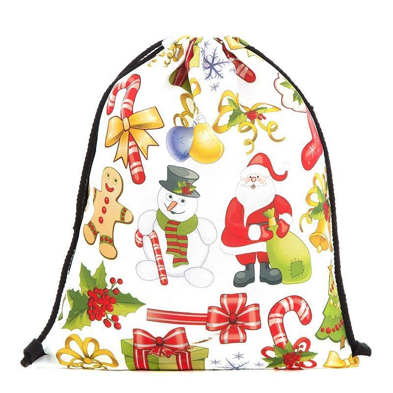 Christmas Backpack Shoulder Bag Drawstring Bag For Women Bag (#01) - MRSLM