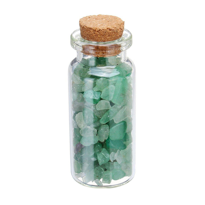 12 Type Crystals Gravel Wishing Bottle Gemstone Natural Quartz Stone Chip Mineral - MRSLM