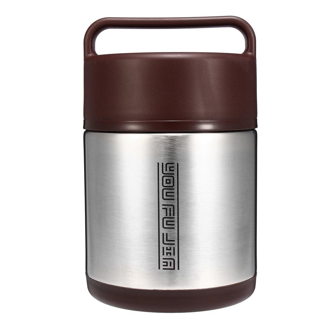 1.6L/1.8L/2L Vacuum Insulated Lunch Box Stainless Steel Jar Hot Cold Thermos Food Container - MRSLM