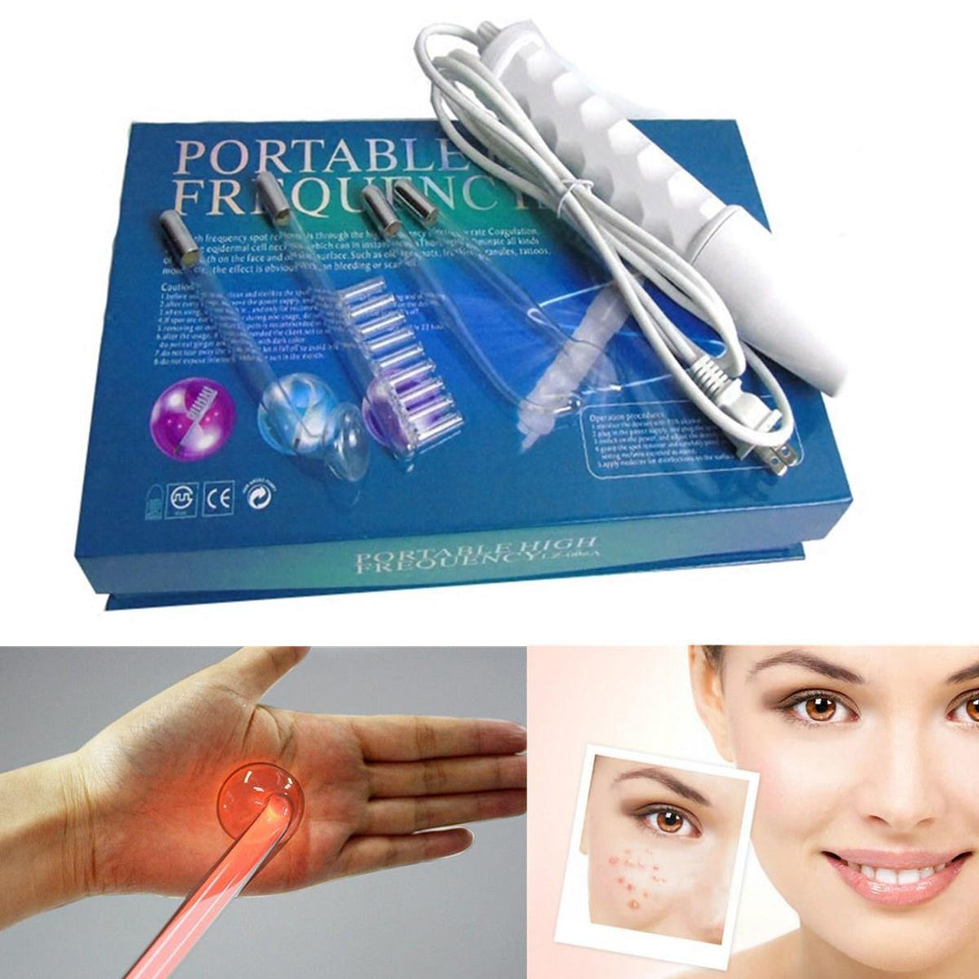High Frequency Facial Machine Face Acne Electric Skin Spot Remover Beauty Device - MRSLM