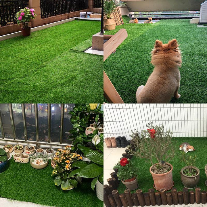 Artificial Grass Turf Lawn Grass Mat Thick Synthetic Turf Indoor Outdoor Decor - MRSLM