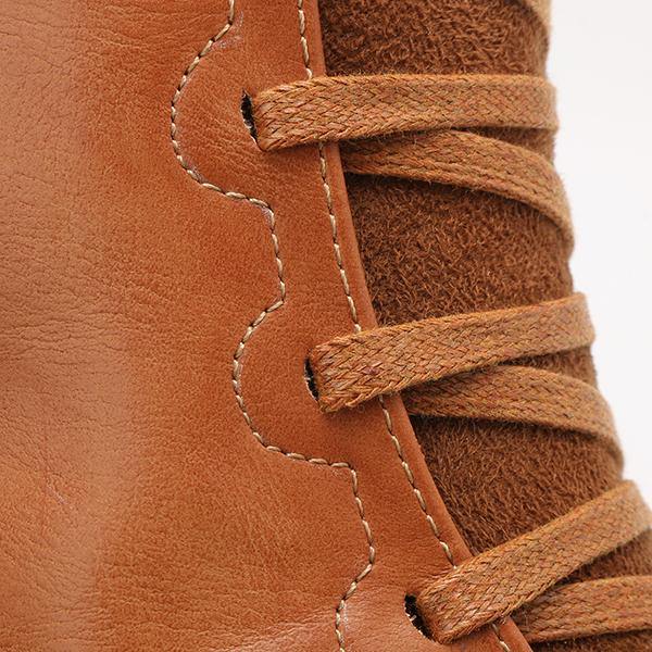 Women Comfortable Resistant Flat Casual Boots - MRSLM