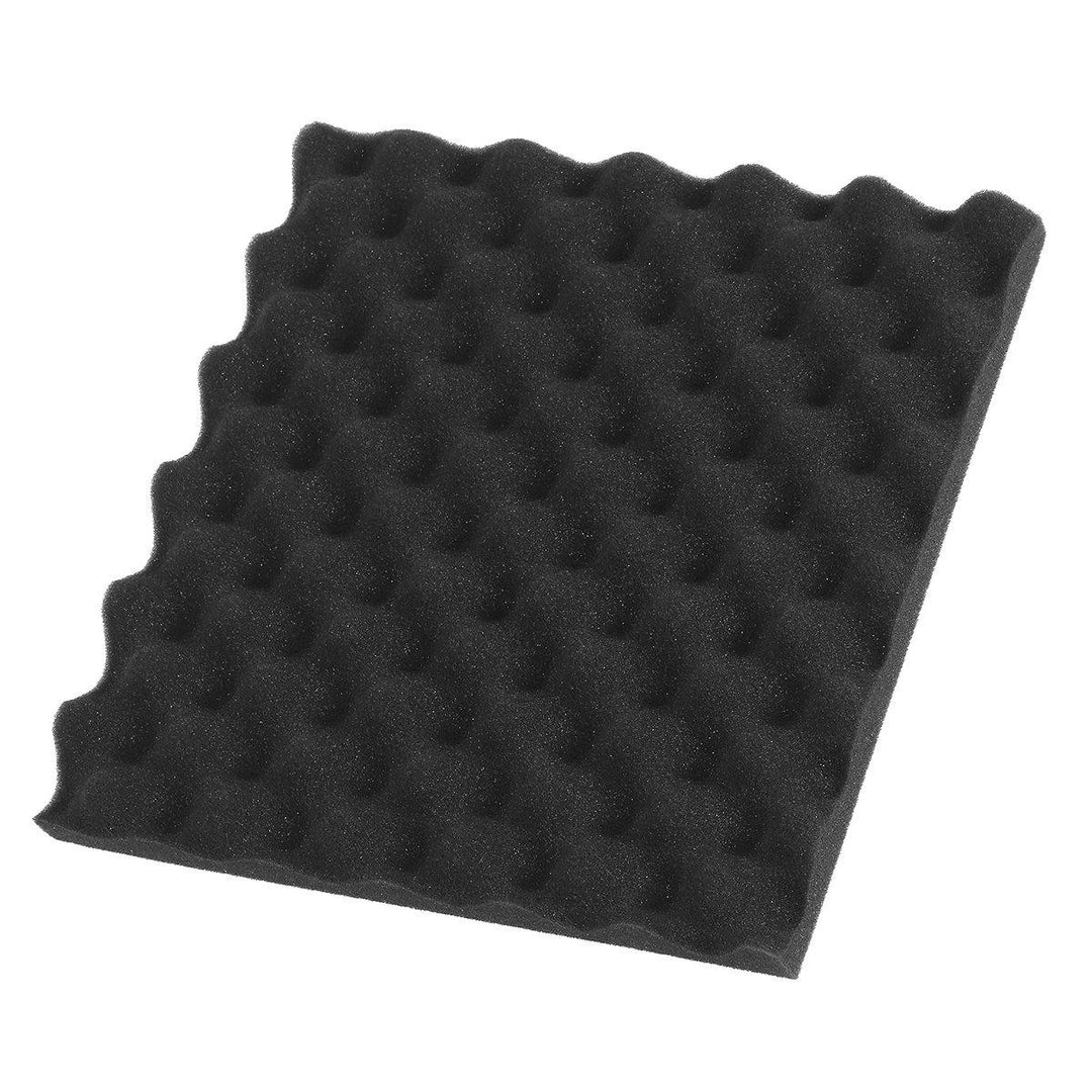 12Pcs Acoustic Soundproofing Studio Foam Tiles Sound-Proof Foam Tile Acoustic Studio Wedge Board Set - MRSLM