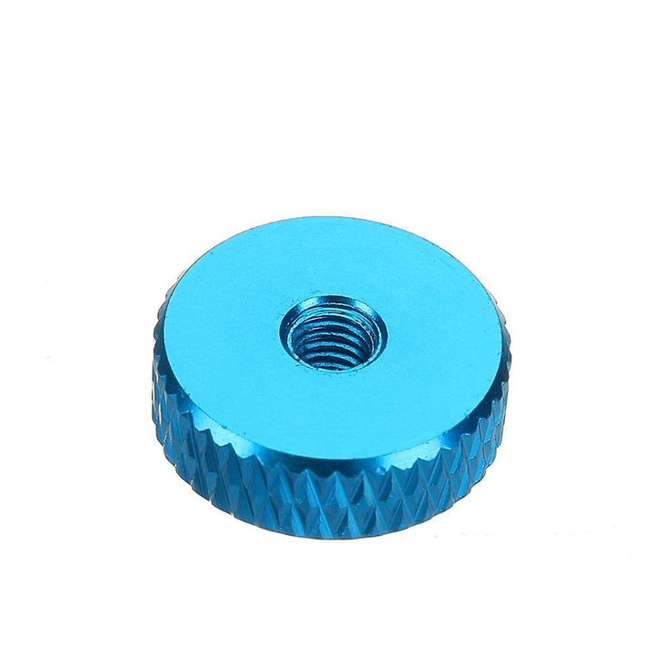 Suleve M3AN11 10Pcs M3 Manual Knurled Thumb Screw Nut Spacer Flat Washer Aluminum Alloy Multicolor - MRSLM
