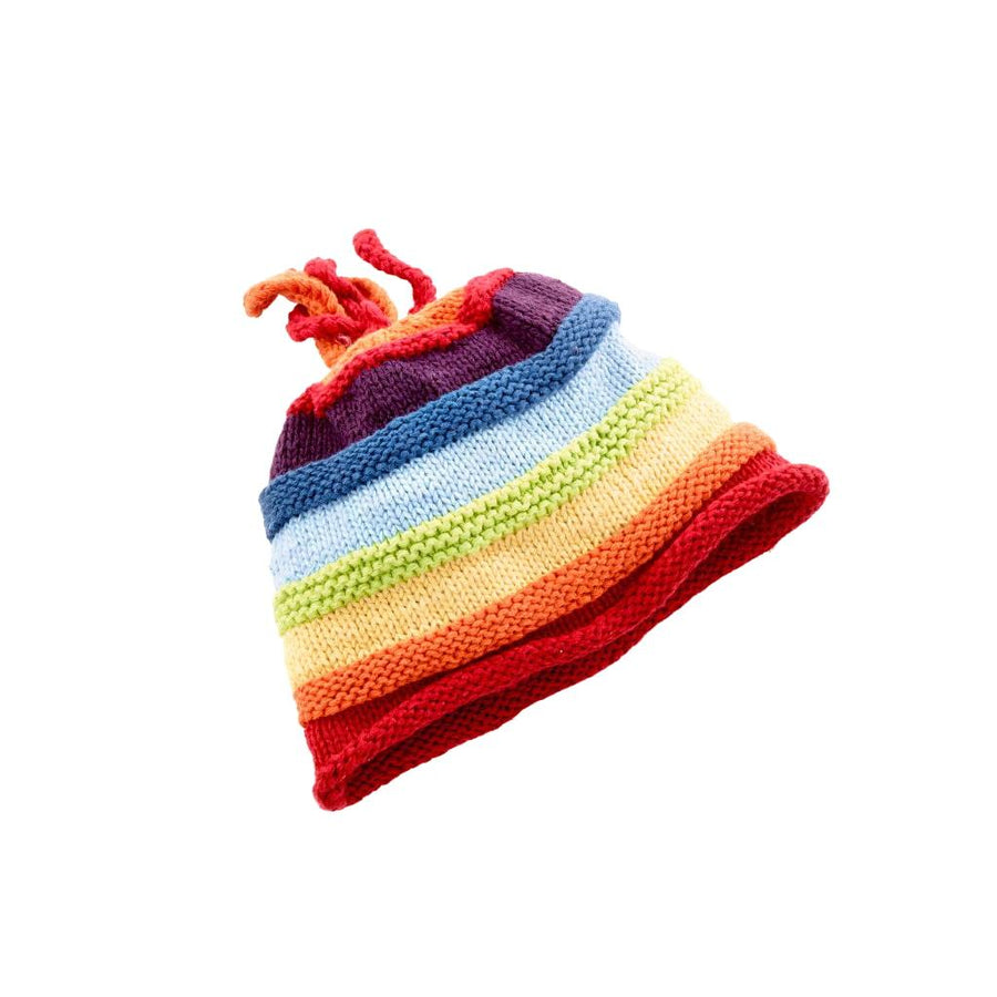 Rainbow Stripey Hat 6-12 months - MRSLM