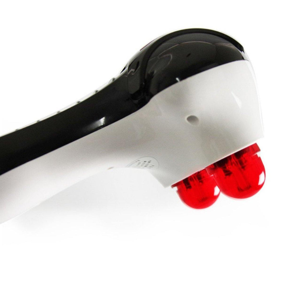 Electric Handheld Massager Infrared Heating 2 Head Body Neck Back Vibration Massage Hammer - MRSLM