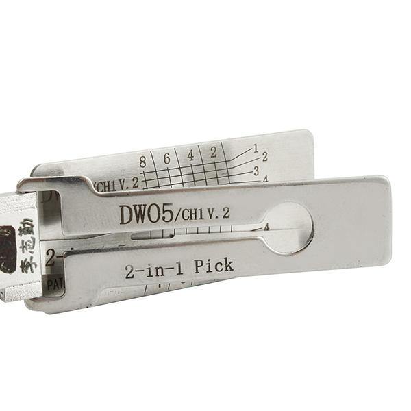 DW05/CH1 v.2 2 in 1 Car Door Lock Pick Decoder Unlock Tool - MRSLM