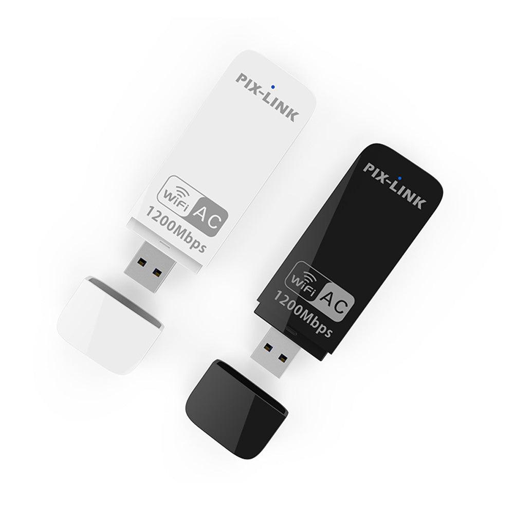 PIX-LINK AC1200M Dual Band USB3.0 WiFi Adapter Wireless Adapter Network Card USB Adapter 2.4GHz 5GHz AP Antenna - MRSLM