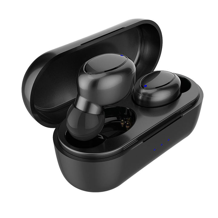 V2 TWS Dynamic bluetooth 5.0 Wireless Stereo Earbuds Noise Cancelling Touch Control In Ear Earphone with Type-C Charging Box (Black) - MRSLM