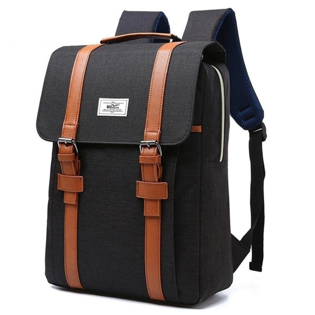 Vintage Unisex Canvas Laptop Backpacks School Bag Large Capacity Laptop Bag FStylish - MRSLM