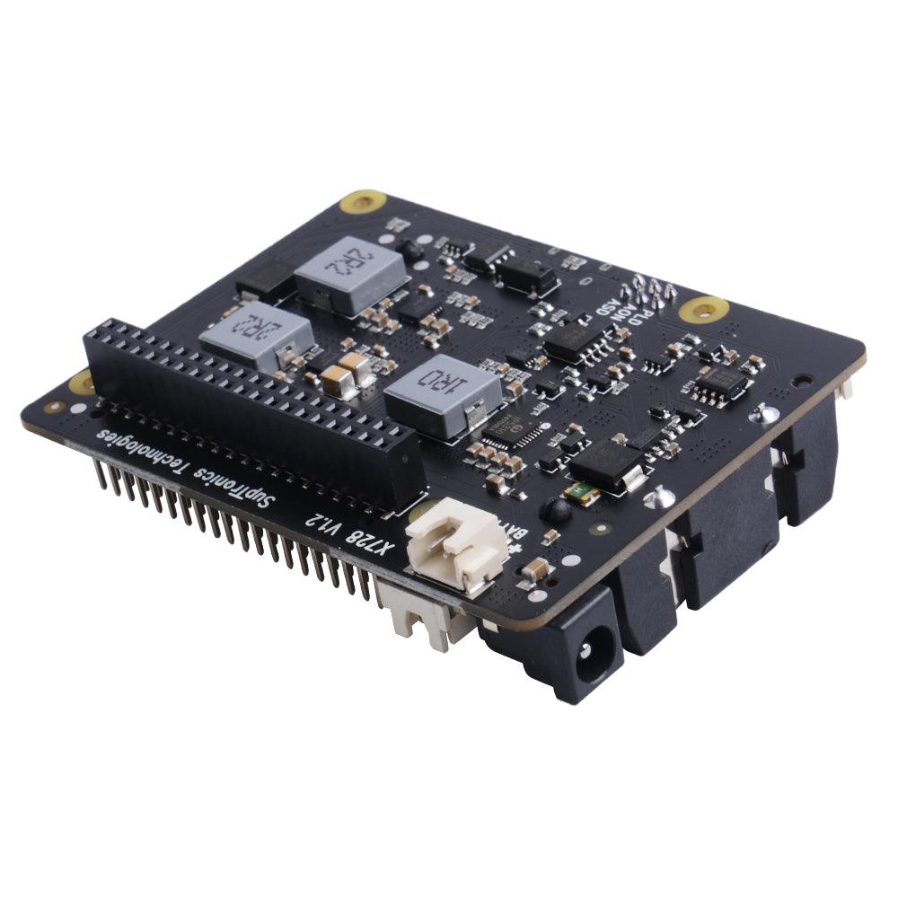 X728 Power Mgt + UPS Board for Raspberry Pi 4B Raspberry Pi x728 UPS & Smart Power Management Board Power Source - MRSLM