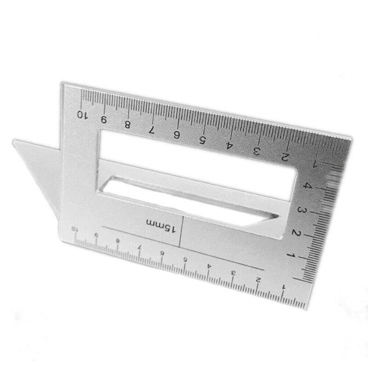 Multifunctional 45/90 Degree Square Angle Ruler Gauge Measuring Woodworking Tool - MRSLM