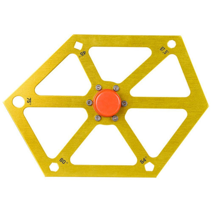 Aluminum Alloy Hexagon Ruler for Table Saw Multi-angle Measuring Tool Saw Angle Finder Gauge Protractor Inclinometer Angle Tools - MRSLM