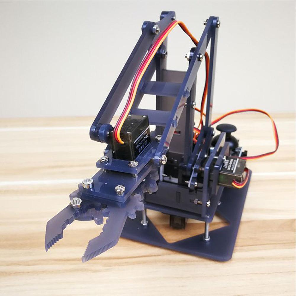 Desktop Robotic Arm Acrylic Manipulator UNO Robot Electronic DIY Kit - MRSLM