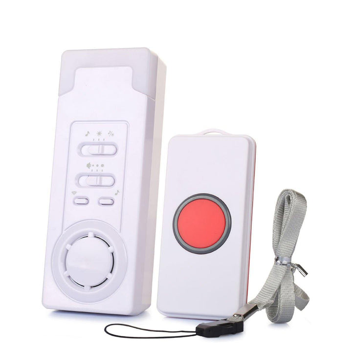 Wireless Caregiver Pager SOS Transmitter Receiver Emergency Button System ≥ 60DB - MRSLM