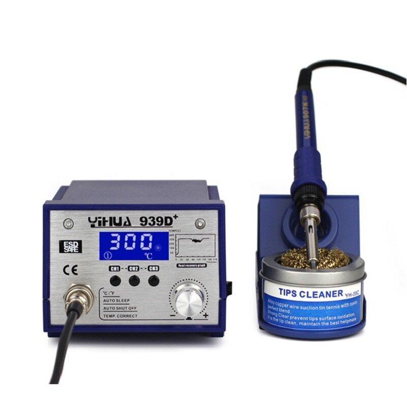 YIHUA 939D+ 110V 220V 75W High Power Iron Soldering Station Adjustable Temperature Soldering Iron Rework Electric Soldering Iron - MRSLM