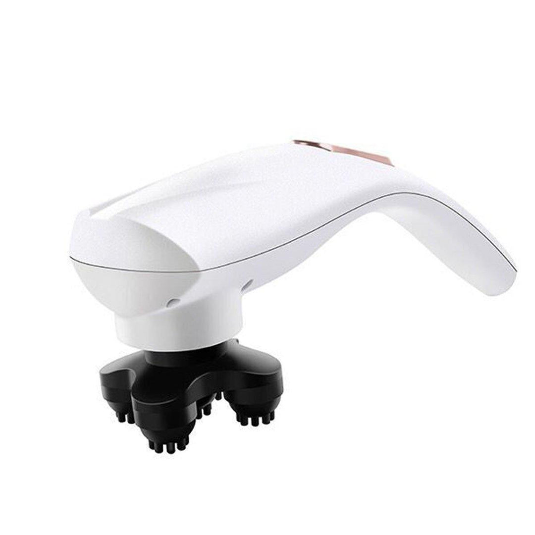 110V 2000mAh Electric Massager Wireless Handheld Full Body Neck Shoulder Massager + 6 Massage Heads - MRSLM