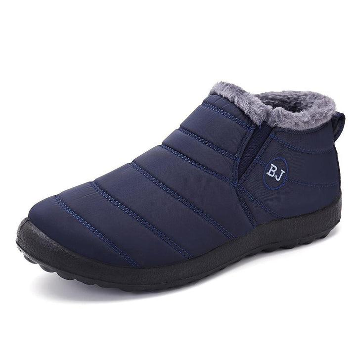 Men Winter Cotton Warm Lined Casual Outdoor Snow Boots - MRSLM