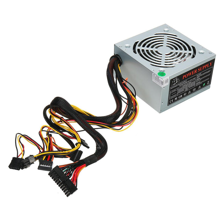 550W PC Power Mute Wear-resisting 12V ATX Computer Case Host Power Supply - MRSLM