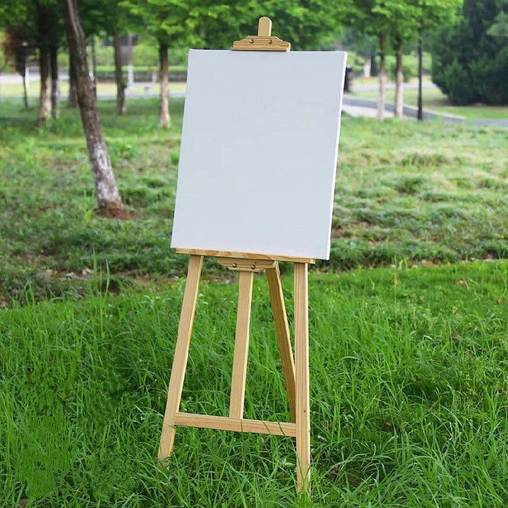 White Blank Square Canvas Painting Drawing Board Wooden Frame For Art Artist Oil Acrylic Paints - MRSLM
