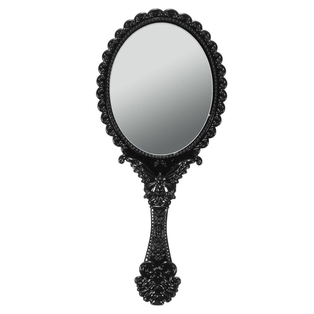 Foldable Mini Makeup Mirror Cosmetic Black Pocket Girl - MRSLM