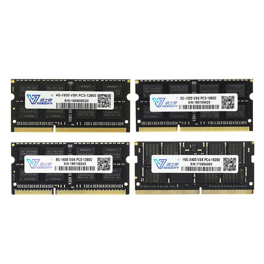 VASEKY DDR3 2G 1333Hz 4G 1600Hz 8G 1600Hz DDR4 16G 2400Hz Notebook Computer Memory - MRSLM
