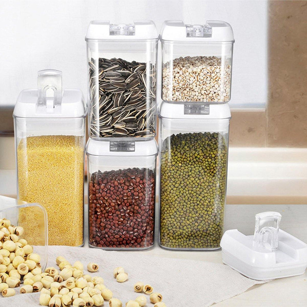 0.5/0.8/1.2/1.9L Airtight Stackable Dry Food Storage Container With Special Lids - MRSLM