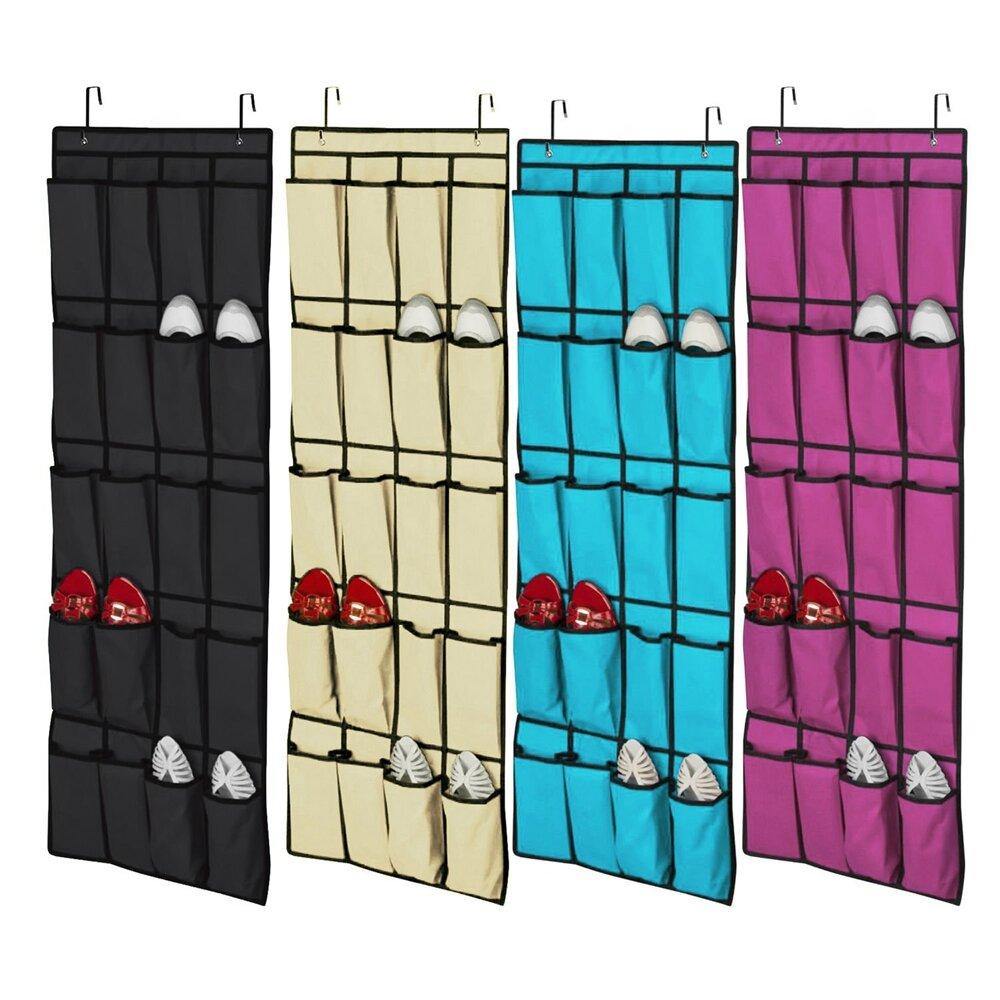 20 Grid Space-saving Wall-mounted Shoe Rack Cloth Multifunctional Clothes Storage Bag - MRSLM