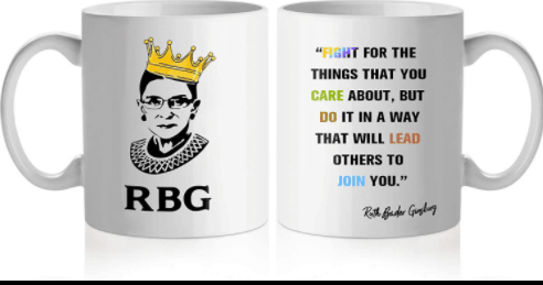 Ruth Bader Ginsburg Ceramic Mug - MRSLM