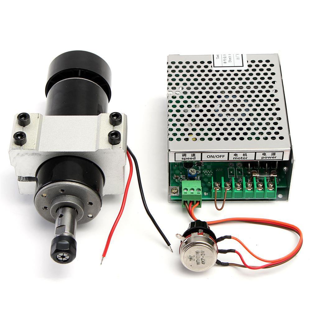 110-220V 500W Spindle Motor with Speed Governor and 52mm Clamp for CNC Machine - MRSLM
