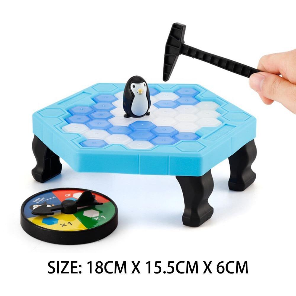 Board Game for Children Save Penguin Trap Ice Break Hammer Block Toy Set Funny Party Table Games Parent Child Interaction - MRSLM