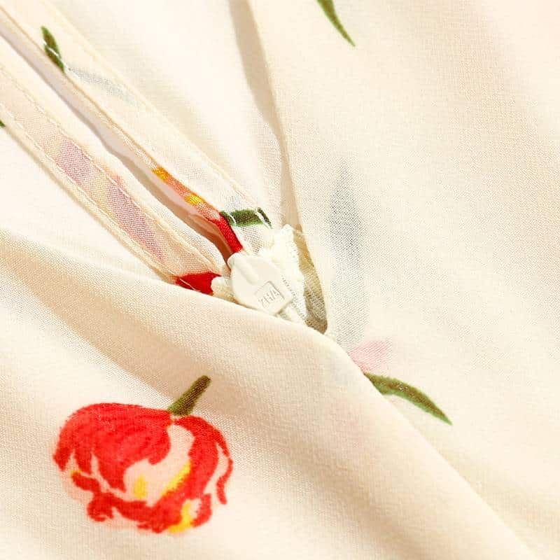 Casual Floral Printed Dress for Women