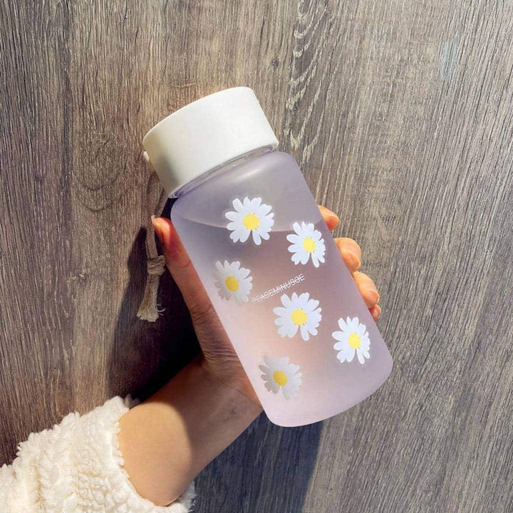 Flower Design Water Bottle