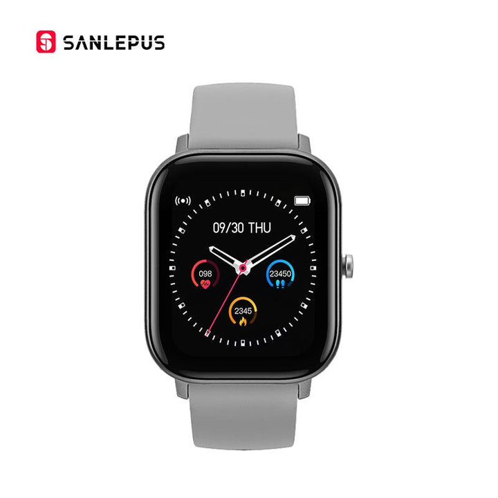 SANLEPUS Full screen touch Smart Watch Wristband Men Women Sport Watch Face Heart Rate Monitor Sleep Monitor IP67 Smartwatch - MRSLM