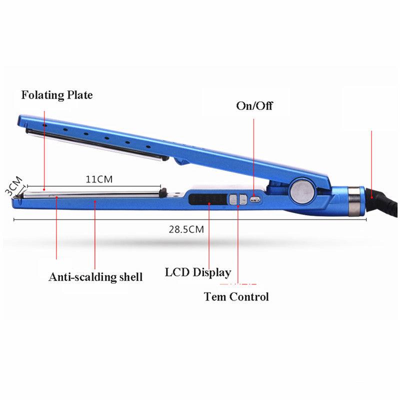 professional 11/4 nano titanium electric 450 degrees Salon and Home Use hair straighteners flat irons for all type Hair - MRSLM