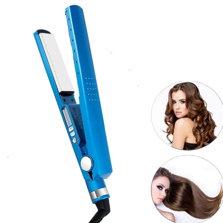 professional 11/4 nano titanium electric 450 degrees Salon and Home Use hair straighteners flat irons for all type Hair - MRSLM