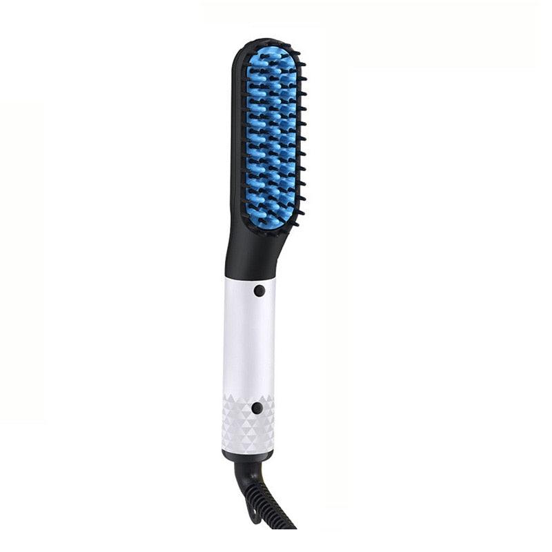 2019 Male Beard and Hair Iron Quick Beard Hair Straightener Comb Electric Heating Hair Styling Brush Show Cap Shopify Dropship - MRSLM