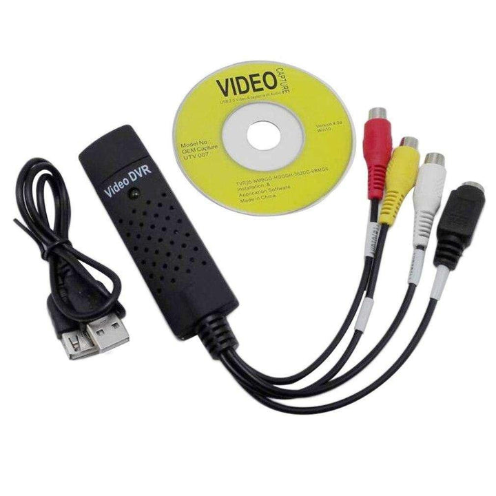 USB 2.0 Video Capture Card Converter PC Adapter TV Audio DVD DVR VHS For Window 2000 For XP For Vista For Win 7 dropshipping - MRSLM