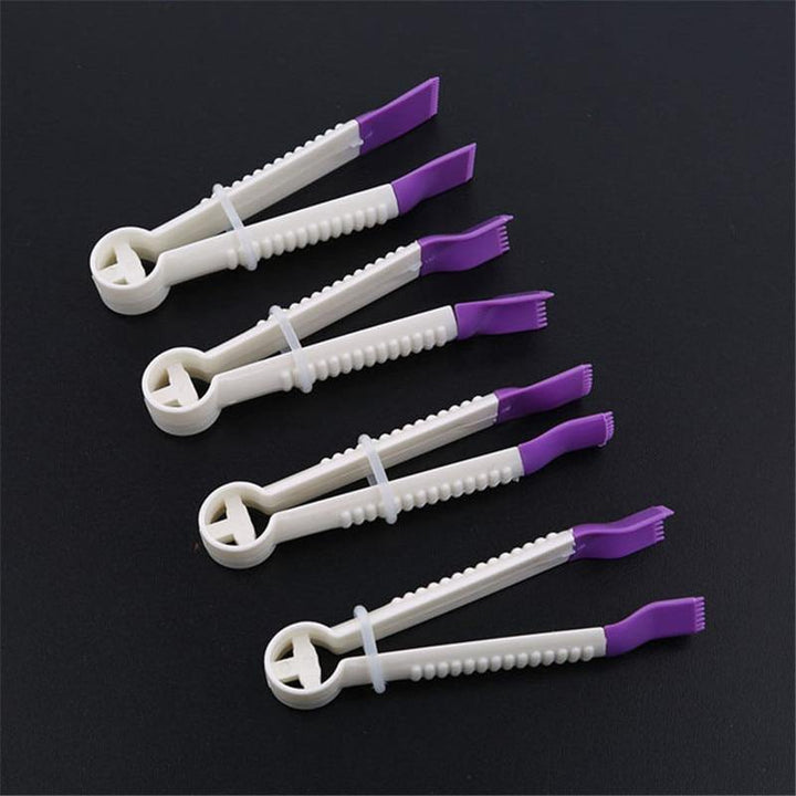 10pc Tweezers Cake Decoration Kit Set Flower Lace Clip Tool Engraving Cake Cookies Pastry Biscuit Cutter Tool Baking Accessories - MRSLM