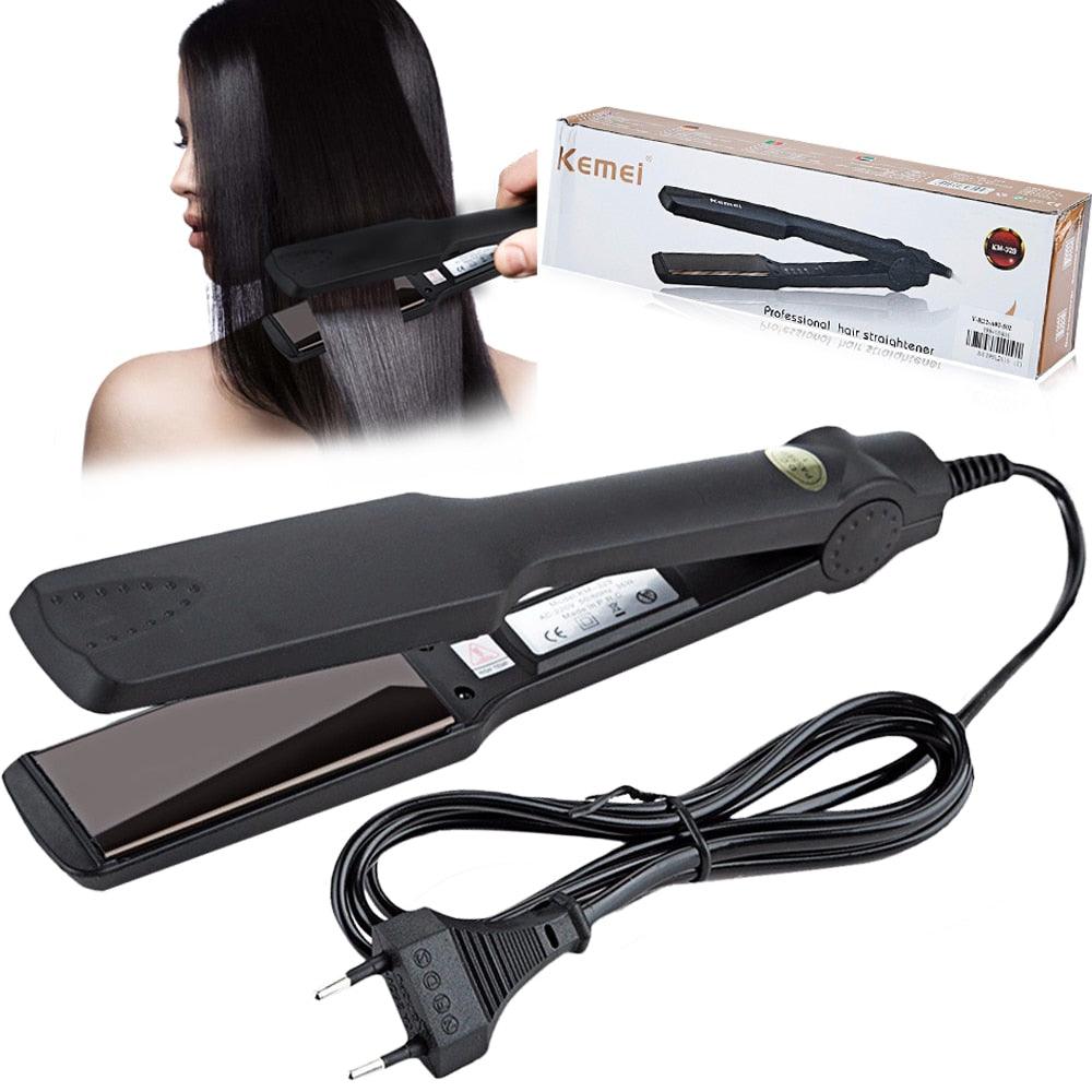Kemei hair straightener Fast Heating New Flat Iron Straightening Irons Styling Tools Professional Hair Straightener hair irons 5 - MRSLM