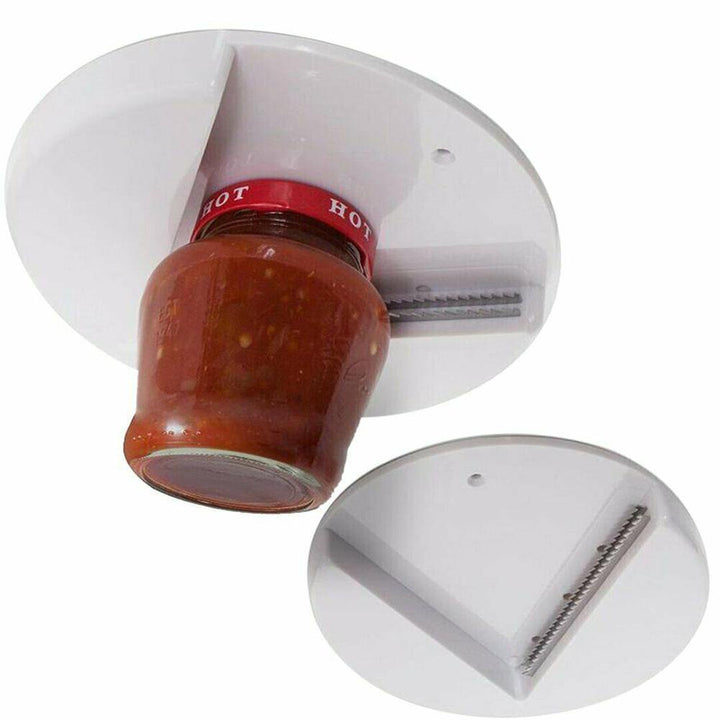 The Grip Jar Opener-Opens Any Size/Type Of Lid Effortlessly Portable Can Opener With Tapered Sticker Kitchen Accessories Gadget - MRSLM