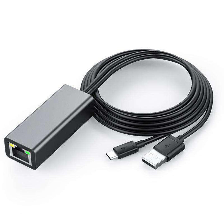 Fire TV Stick HD 480 Mbps Micro USB2.0 To RJ45 Ethernet Adapter 10/100 Mbps FOR New Fire TV/Google Home/Chromecast TV Stick 2nd - MRSLM