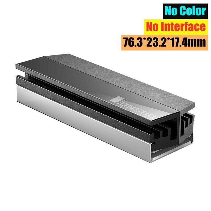 Jonsbo SSD Heatsink Cooler NVME NGFF M.2 2280 Solid State Hard Disk Radiator Heat Sink Passive Heat Dissipation Aluminum Cooling - MRSLM